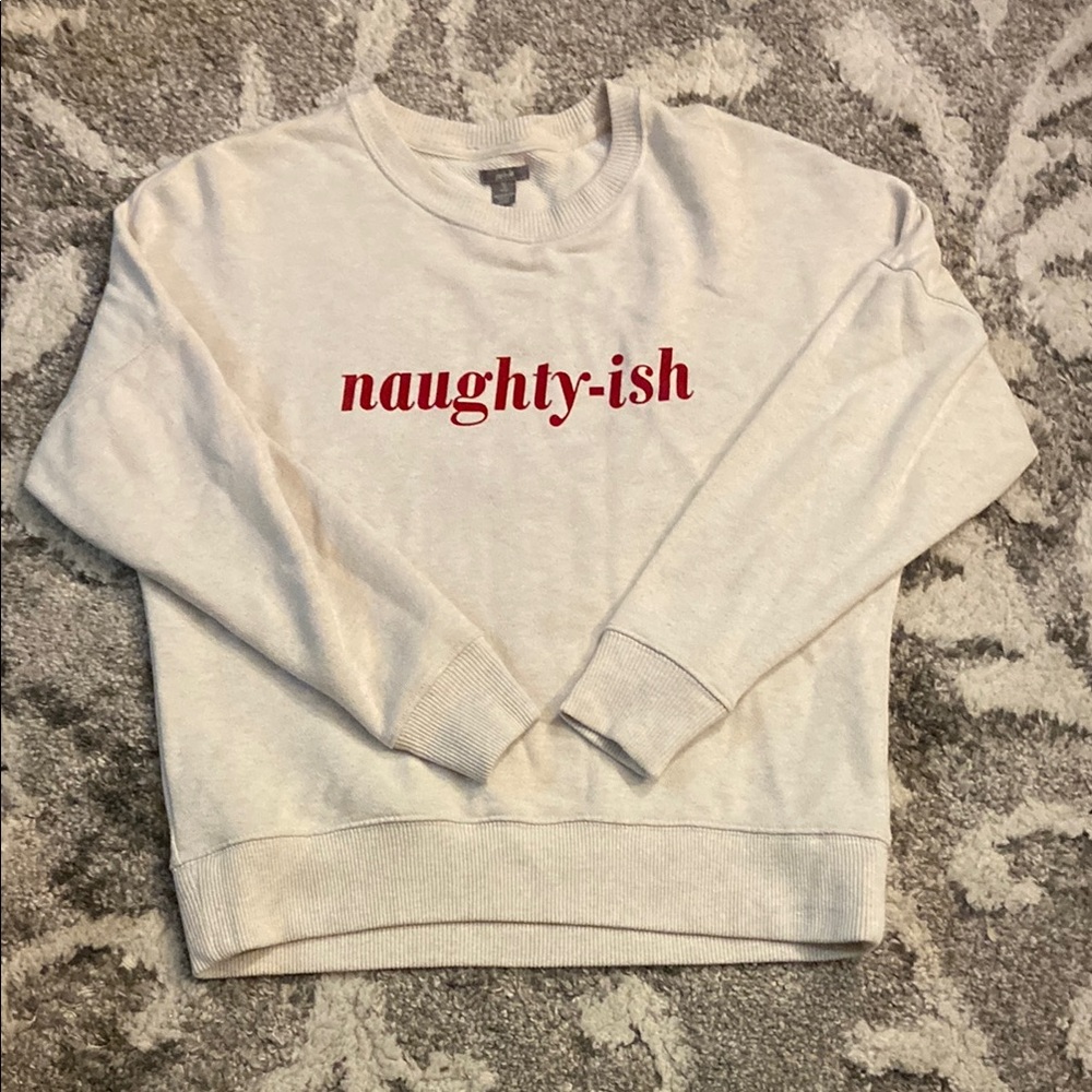 Aerie Naughty-ish crewneck sweater
